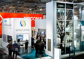 藝術（shù）光伏幕牆展台（tái）